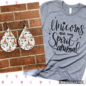 Shirt and earring set